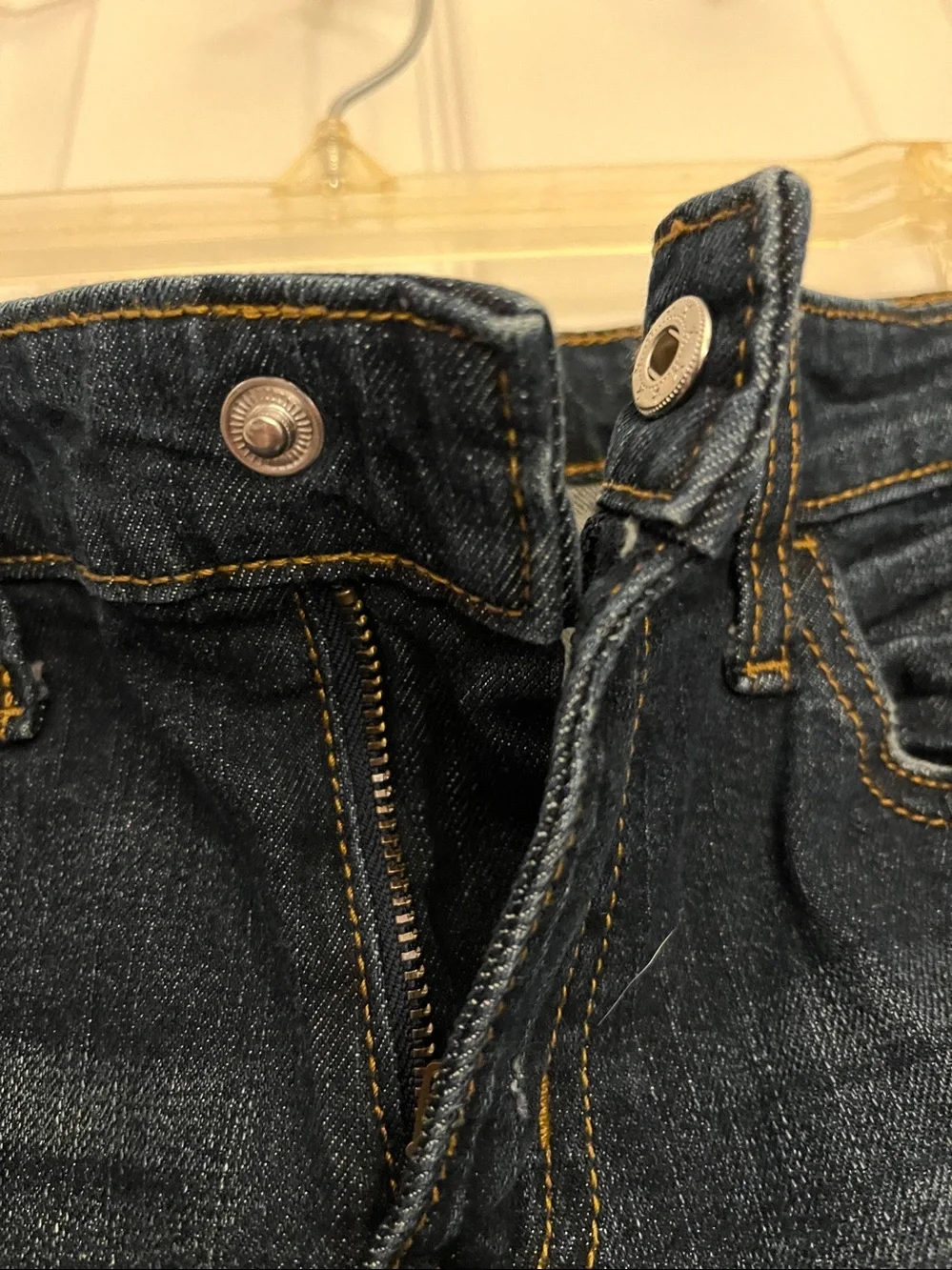 CAT&JACK Boys Dark Blue Bootcut Jeans Size 10